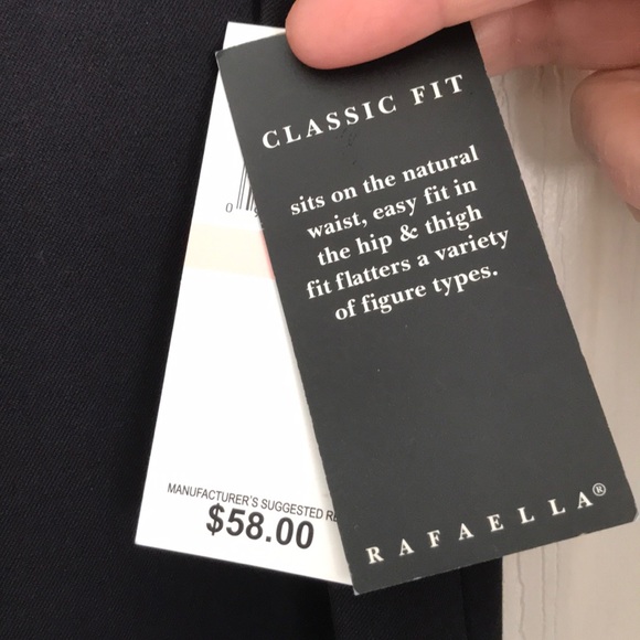 NWT Rafaella black pants - Picture 5 of 5